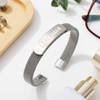 Personalized Silver Stainless Steel Cuff Bracelet For Brother