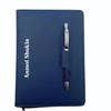 Gift Personalized Sleek Blue Diary And Pen Gift Combo For Him