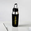 Buy Personalized Stainless Steel Black Water Bottle For Him