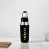 Shop Personalized Stainless Steel Black Water Bottle For Him