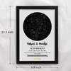 Shop Personalized Stars Above Us Couples Photo Frame - Single Piece