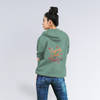 Gift Personalized Super Cool Sister Zipper Hoodie - Sage Green