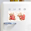 Personalized Teddy Day Fridge Magnets - Set Of 2