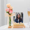 Personalized Thankful Test Tube Photo Stand Combo For Her