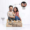 Gift Personalized Together Is Our Favorite Place Couple's Caricature