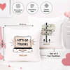 Gift Personalized Travel Adventure Cushions - Set Of 2