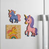 Shop Personalized Unicorn DIY Painting Fridge Magnet Kit For Kids - Set Of 3