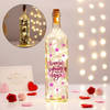 Personalized Valentine's Day LED Light Bottle