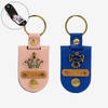Personalized Vegan Leather Photo Keychains - Set Of 2