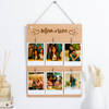 Personalized Wall-Mountable Wooden Photo Clip Board