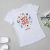 Shop Personalized Wife Mom Boss T-shirt - Ecru