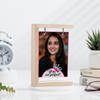 Personalized Women's Day Wooden Photo Holder