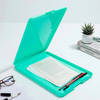 Shop Personalized Writing Pad With Storage - Turquoise