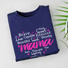 Shop Personalized You Are Loved - Women's T-shirt - Navy Blue
