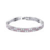Pink And White CZ Tennis Bracelet Online