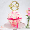 Gift Pink Chocolate Pinata Ball Cake for Birthday Eggless (1 Kg)
