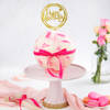 Pink Chocolate Pinata Ball Cake for Birthday Eggless (1 Kg)