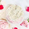 Shop Pink Ombre Roses Cream Cake (250 gm)