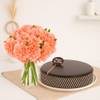Pink Petals And Chocolate Bliss Birthday Combo Online