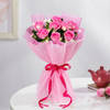 Pink Rose Bouquet With Lights