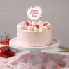 Buy Pink Strawberry Women's Day Cake