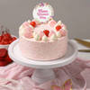 Pink Strawberry Women's Day Cake