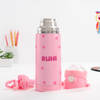 Gift Pink Surprise Personalized Water Bottle For Kids