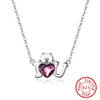 Pink Swarovski Heart Pendant Online