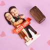 Buy Pizza Love Personalized Couple Caricature