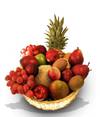 Premium Handpicked Fresh Christmas Fruits Basket