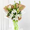 Pristine Lily Elegance Medium Bouquet