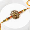 Gift Radha Krishna Rakhi with CZ Stones