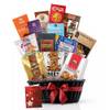 Radiant Christmas Gourmet Treats Basket
