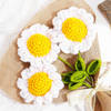 Gift Radiant Handcrafted Crochet Daisies Bouquet