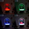 Shop Radiant Personalized Merry Christmas LED Lamp - Black Base