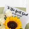 Shop Radiant Sun And Rose Bouquet For Dad