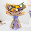 Radiant Sunshine And Purple Pop Bouquet