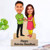 Raksha Bandhan Personalized Acrylic Caricature Online