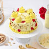 Buy Rasmalai Burst Cake And Rose Bouquet Combo