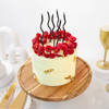 Shop Raspberry Vanilla Birthday Cake (1 Kg)