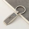 Rectangular Metal Grey Keychain Online