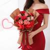Red and Pink Roses Valentine Bouquet