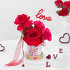 Gift Red & Cerise Rose Valentine Arrangement