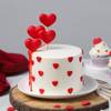Gift Red Heart Drip Designer Cake