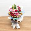 Red Roses, Stargazer Lily & Ferrero Rocher Bouquet