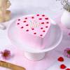 Gift Red Velvet Heart Cake for Valentines Day