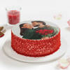 Buy Red Velvet Photo Cake for Couple (Half Kg)