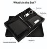 Gift Refined Faux Leather Wallet Gift Set For Him