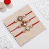 Shop Regal Meena and Kundan Rakhis-Set Of 5