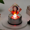 Gift Romantic Moments - Personalized Rotating LED Crystal Cube